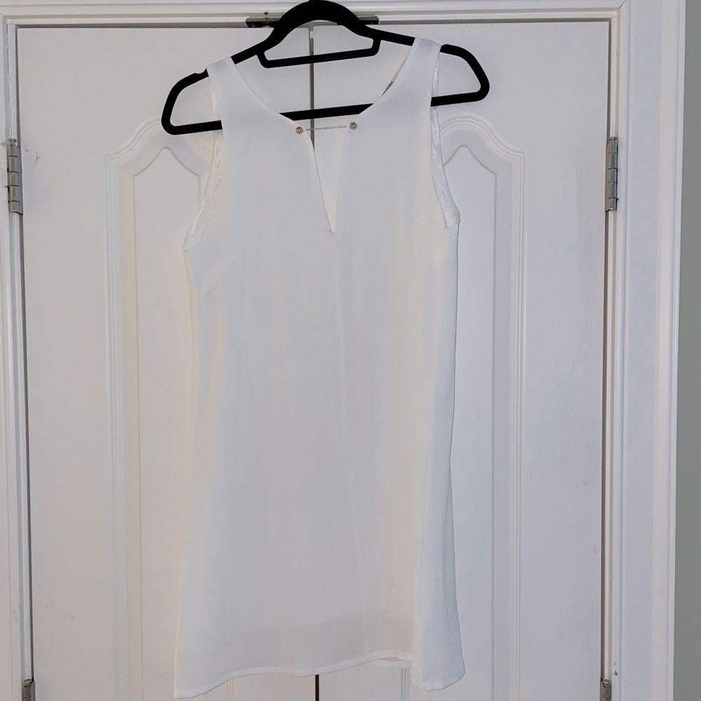 White cocktail dress